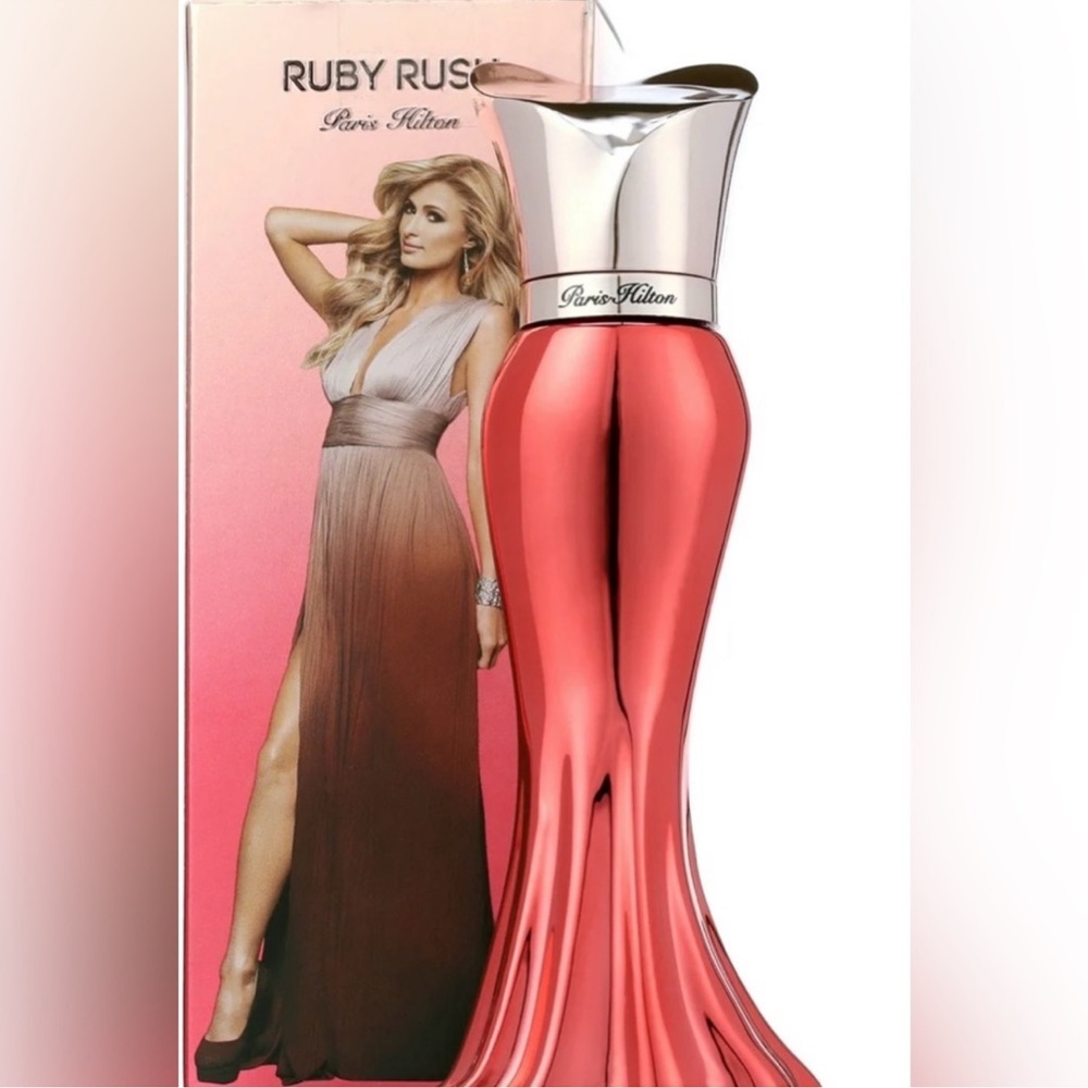 Paris Hilton Ruby Rush Red Perfume Bottle 3.4oz